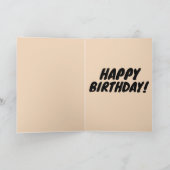 VATER PHANTASTISCH SAUCE BIRTHDAY Grußkarte Karte (Innenseite)