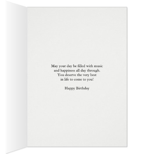 Vater Piano und Musik Geburtstag (Innen (Rechts))