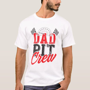 Vater Pit Crew - Geburtstagsparty Car T-Shirt