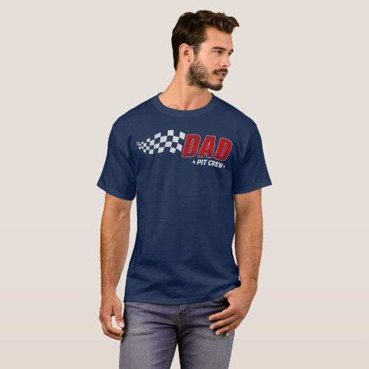 Vater Pit Crew Race Birthday Family Matching Pit C T-Shirt (Vorne ganz)