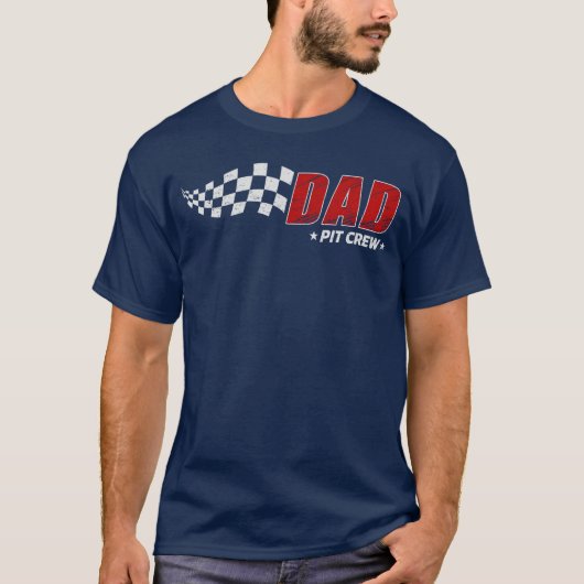 Vater Pit Crew Race Birthday Family Matching Pit C T-Shirt (Vorderseite)
