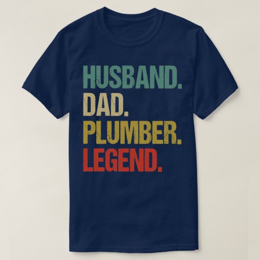 Vater Plumber Legend Funny Plumber T-Shirt (Design vorne)