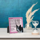 Vater Poem Plaque - Border Collie Design Fotoplatte (InSitu)