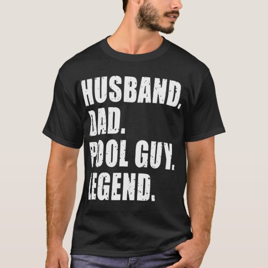 Vater Pool Typ Legende Männer 1 T-Shirt (Vorderseite)