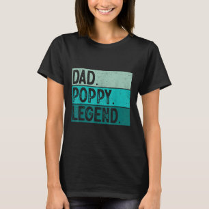 Vater Poppy Legende - Vintag beängstigend fett Moh T-Shirt