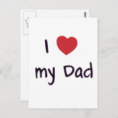 Vater Postkarte (Vorne/Hinten)