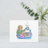 Vater Postkarte (Stehend Vorderseite)