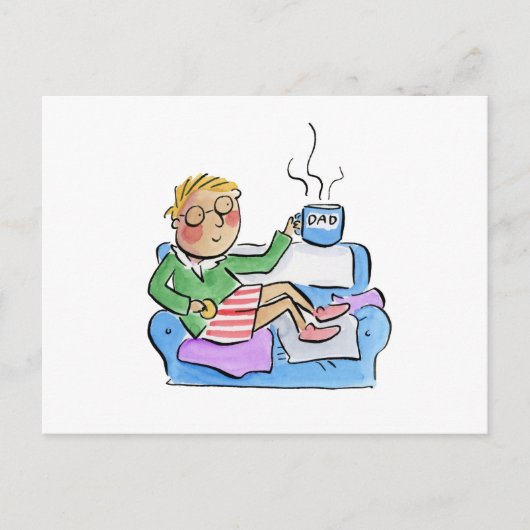 Vater Postkarte (Vorderseite)