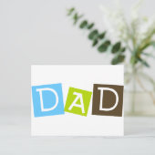 Vater Postkarte (Stehend Vorderseite)