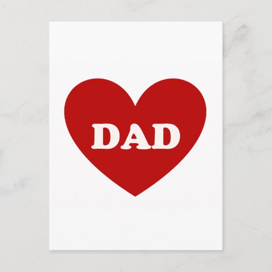 Vater Postkarte (Vorderseite)