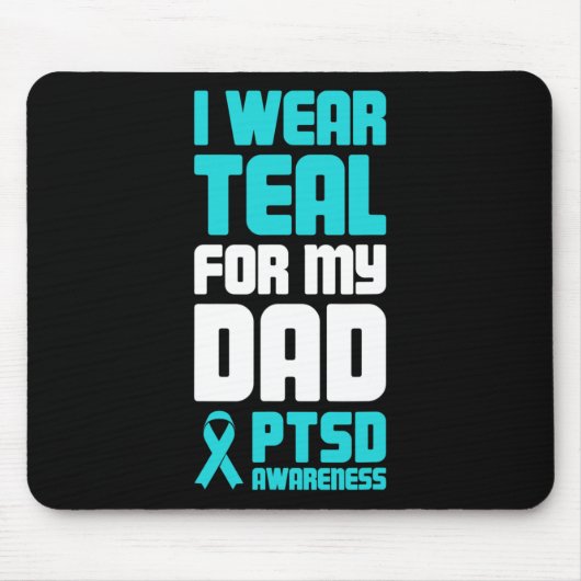 Vater Posttraumatischer Stress Ptsd Bewusstsein Mousepad (Vorne)