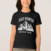 Vater Power Berg Robuste Gestaltung Tri-Blend Shirt (Vorderseite)