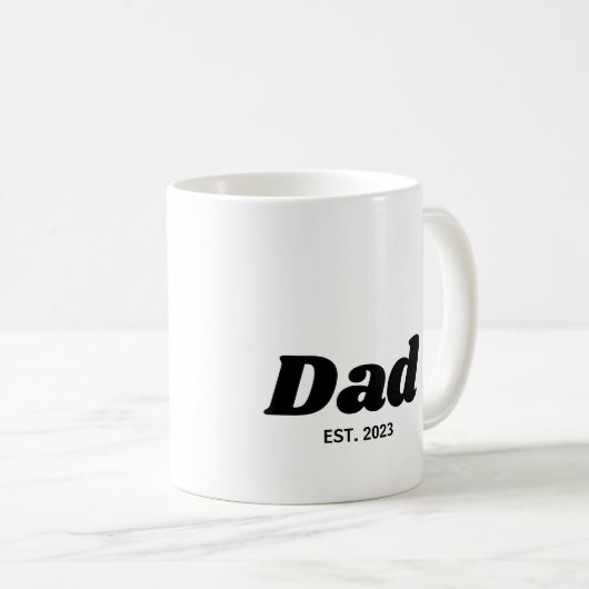 Vater prägte moderne Typografie Kaffeetasse (VorderseiteRechts)