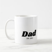 Vater prägte moderne Typografie Kaffeetasse (Links)