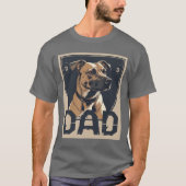 Vater Pride - Bold Canine Tribute Art T-Shirt (Vorderseite)