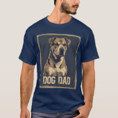 Vater Pride - Bold Canine Tribute Art T-Shirt (Vorderseite)