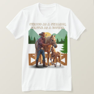 Vater Pride - Vatertag Reitausgabe T-Shirt