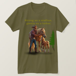 Vater Pride - Vatertag Reitausgabe T-Shirt