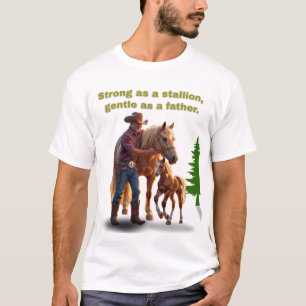 Vater Pride - Vatertag Reitausgabe T-Shirt