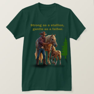 Vater Pride - Vatertag Reitausgabe T-Shirt