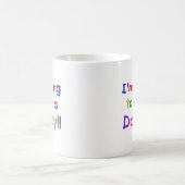 Vater-Primärfarben Kaffeetasse (Mittel)