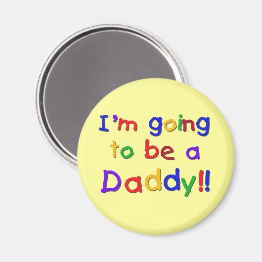 Vater-Primärfarben Magnet (Vorderseite/Rückseite)