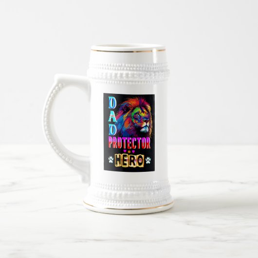 Vater Protector Helden Bierglas (Links)