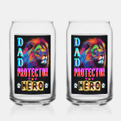 Vater Protector Helden Dosenglas (Vorderseite)