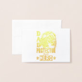 Vater Protector Helden Folienkarte (Vorderseite mit Umschlag)