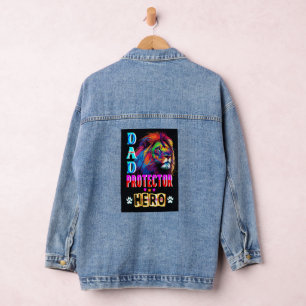 Vater Protector Helden Jeansjacke