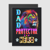 Vater Protector Helden Magneteinladung (Vorne/Hinten)
