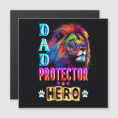 Vater Protector Helden Magneteinladung (Vorne/Hinten)