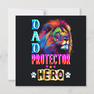 Vater Protector Helden Magneteinladung
