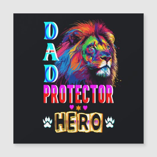 Vater Protector Helden Magnetkarte (Vorderseite)