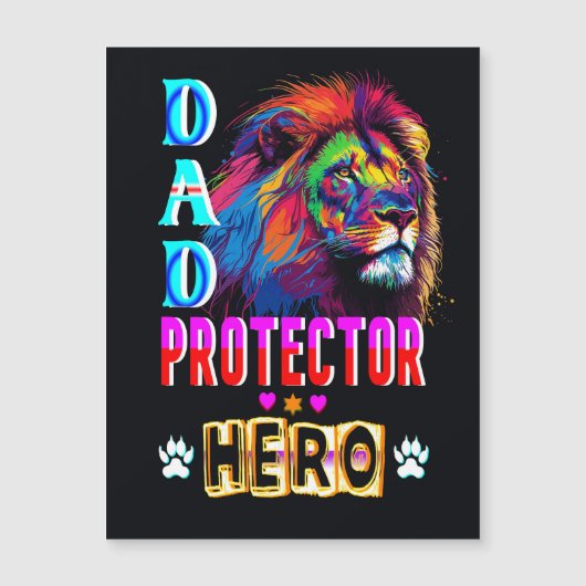 Vater Protector Helden Magnetkarte (Vorderseite)