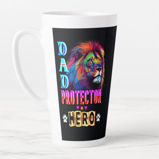 Vater Protector Helden Milchtasse (Links)