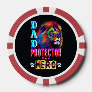 Vater Protector Helden Pokerchips