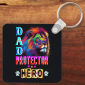 Vater Protector Helden Schlüsselanhänger (Rückseite)