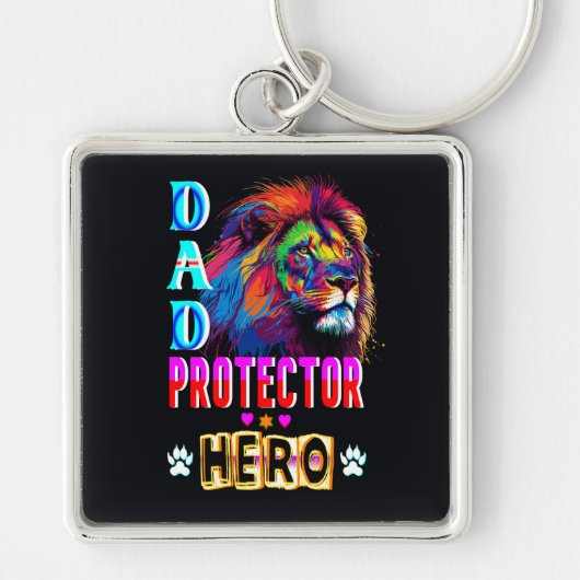 Vater Protector Helden Schlüsselanhänger (Vorne)