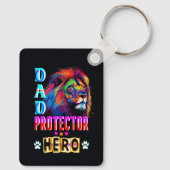 Vater Protector Helden Schlüsselanhänger (Rückseite)