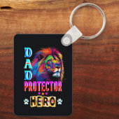 Vater Protector Helden Schlüsselanhänger (Rückseite)