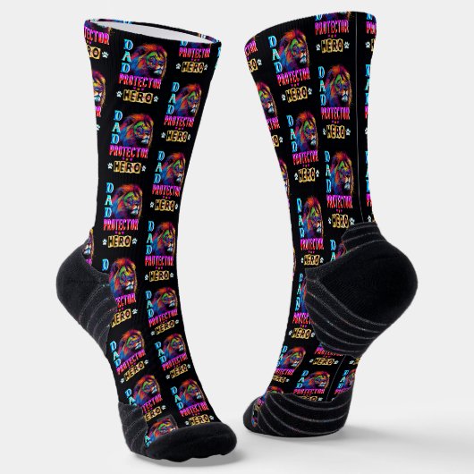 Vater Protector Helden Socken (Gewinkelt)