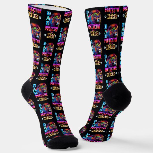 Vater Protector Helden Socken (Gewinkelt)