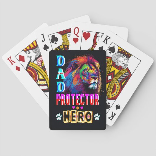 Vater Protector Helden Spielkarten (Rückseite)