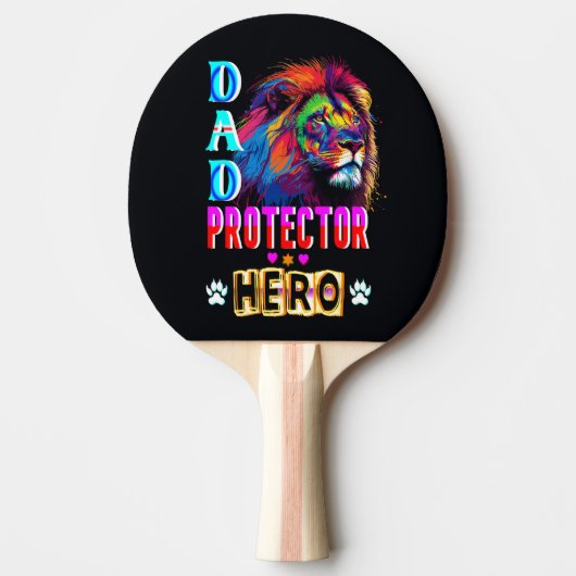 Vater Protector Helden Tischtennis Schläger (Vorderseite)