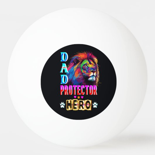 Vater Protector Helden Tischtennisball (Vorderseite)