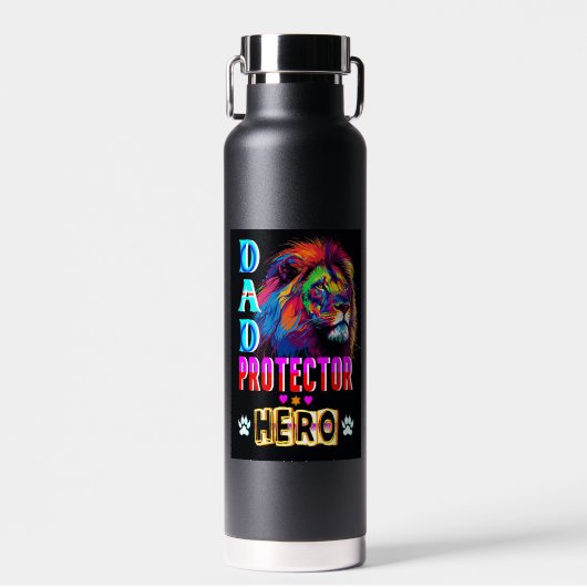 Vater Protector Helden Trinkflasche (Vorne)