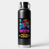 Vater Protector Helden Trinkflasche (Rückseite)
