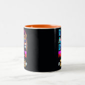 Vater Protector Helden Zweifarbige Tasse (Mittel)