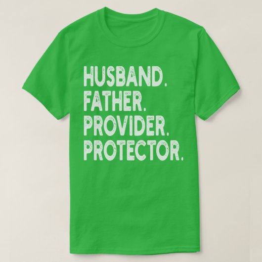 Vater-Provider-Schutz T-Shirt (Design vorne)
